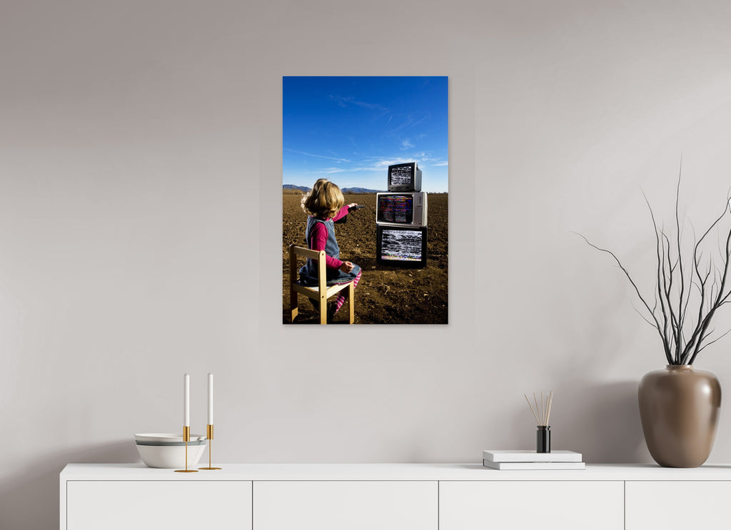 50 x 75 cm, Photo Print Under Acrylic Glass Television Project No. 11 — Remote Control