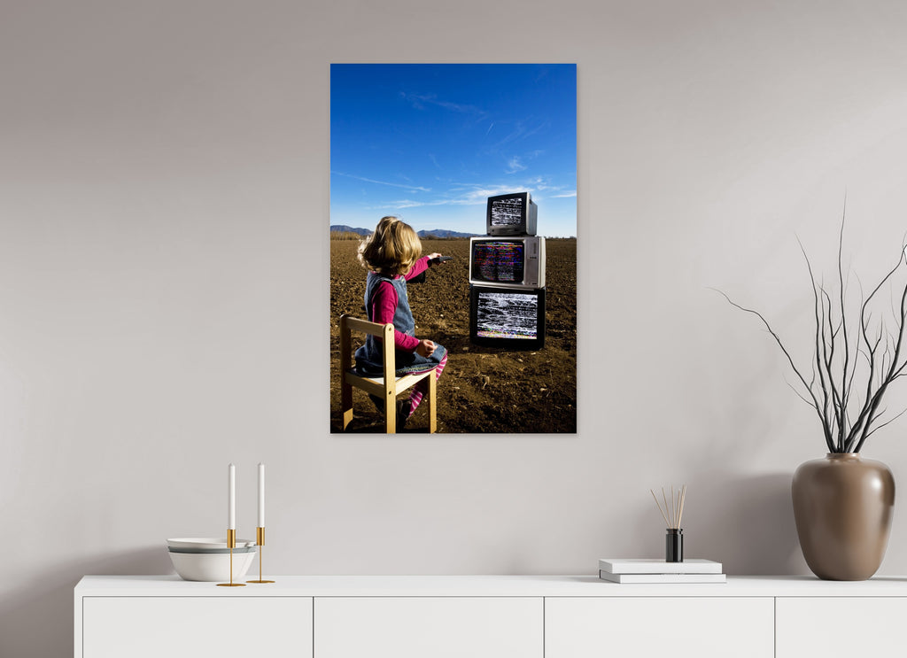 60 x 90 cm, Photo Print Under Acrylic Glass Television Project No. 11 — Remote Control