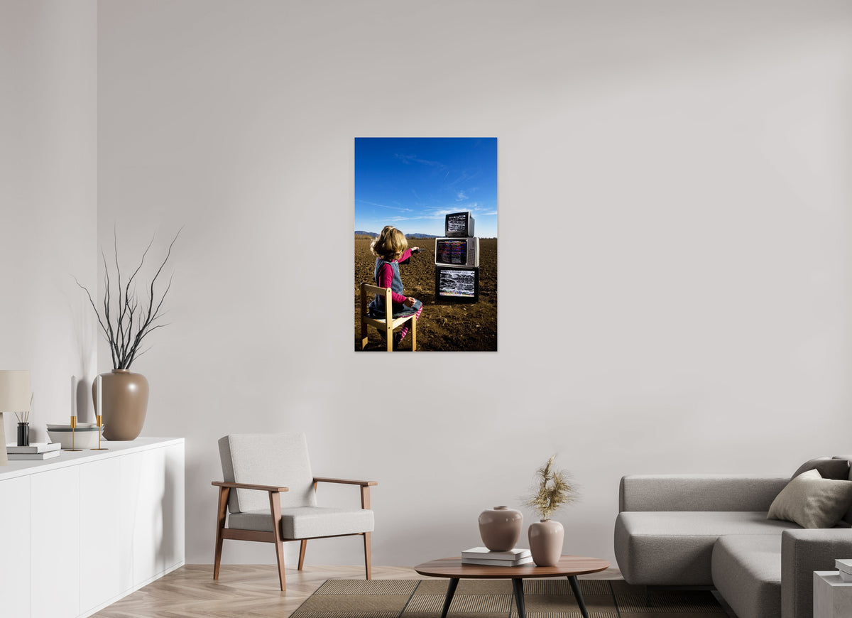 70 x 105 cm, Photo Print Under Acrylic Glass Television Project No. 11 — Remote Control